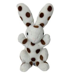 SPOTTY brown BUNNY  Plush by Yottoy from Spotty Bunny Book 11” Stuffed animal
